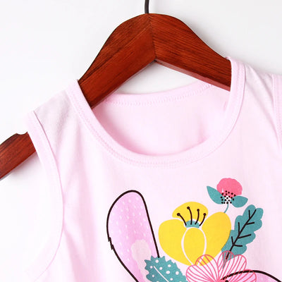 طقم بيجامات برسومات حيوانات قوس قزح، ملابس نوم للأطفال، ملابس منزلية، بيجامات للبنات، ملابس أطفال صغار، بيجامات برسومات ديناصورات