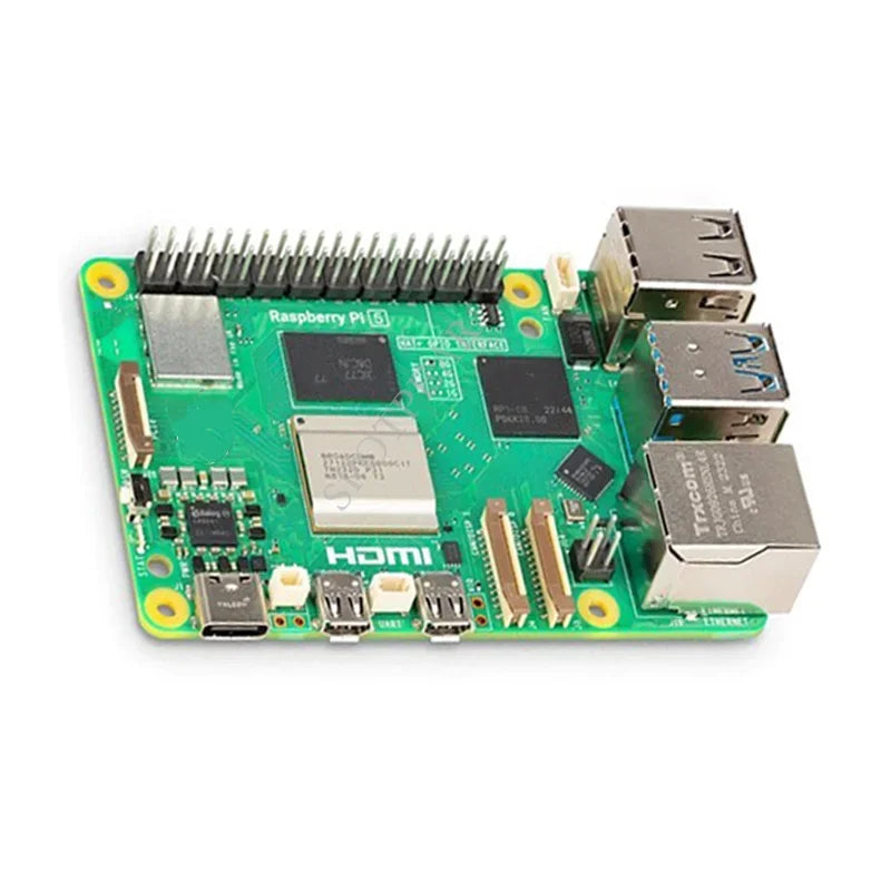 لوحة تطوير Raspberry Pi 5 بسعة 4 جيجابايت/8 جيجابايت ومجموعة برامج LINUX وبرمجة الذكاء الاصطناعي للكمبيوتر واللوحة الأم Raspberry Pi 5 بسعة 4 جيجابايت/8 جيجابايت