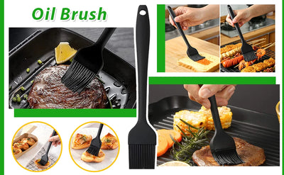 1-2 قطعة 2 في 1 زجاجة موزع زيت الزيتون 500 مل بخاخ زيت بلاستيكي خزان رذاذ زيت الطهي للشواء الخبز نزهة أدوات المطبخ للمنزل