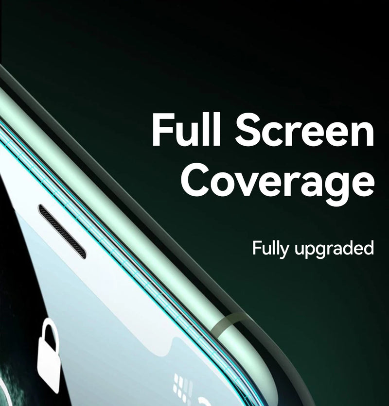 Joyroom 1/2/3 قطع واقي شاشة زجاجي عالي الدقة لهاتف iPhone 16 15 14 13 12 11 Pro Max حماية كاملة من الزجاج المقوى لهاتف iPhone