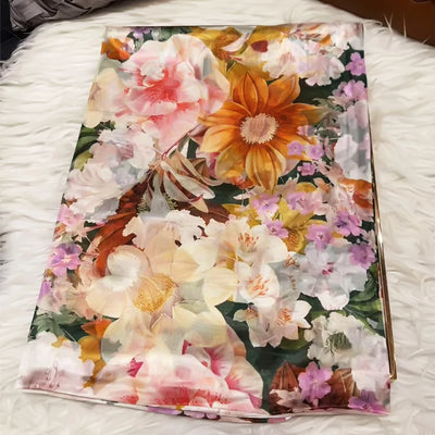 وشاح نسائي شتوي موضة 2016، عرض ساخن، أوشحة حرير التوت، شال حريري طويل للنساء، أزرق وقهوة، 180*110 سم