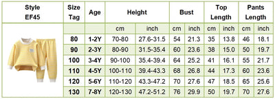 مجموعة ملابس دافئة للأطفال مبطنة بالصوف للأطفال الأولاد والبنات ملابس داخلية مخططة مجموعة ملابس نوم مثالية للمنزل بيجامات الخريف والشتاء