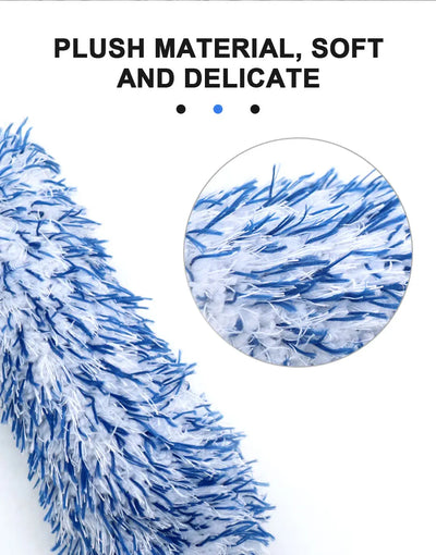 فرشاة تنظيف عجلات السيارة من SEAMETAL، فرشاة محمولة من القطيفة لمحور عجلة السيارة، أداة غسيل، فرشاة إزالة الغبار للعناية بتفاصيل السيارة