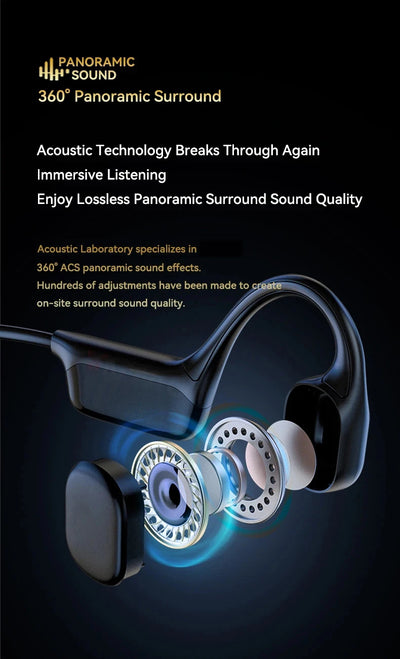 سماعات أذن شاومي ميجيا للتوصيل العظمي IPX8 مقاومة للماء للسباحة وبلوتوث 5.4 وسماعات رأس رياضية لاسلكية MP3 وذاكرة وصول عشوائي 32 جيجابايت