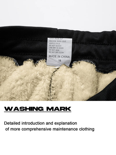 Men's Lamb Fleece Cotton Jacket and Pants 2-piece Set Autumn and Winter Thick Warm Sports Suit Casual Solid Color Coat and Pants