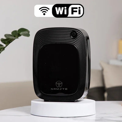 NAMSTE 1000m³ موزع كهربائي للزيوت العطرية، جهاز معطر جو أوتوماتيكي للمنزل، أبيض/أسود