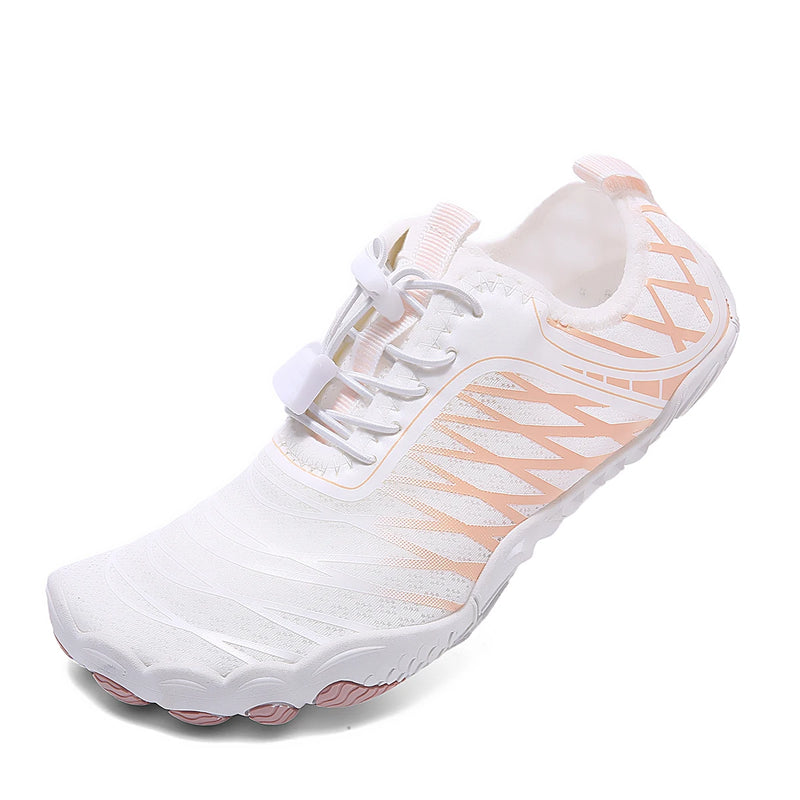 حذاء رياضي Oiaano واسع الأصابع للرجال حافي القدمين باللون الأسود للنساء حذاء رياضي للجنسين حذاء مائي للرجال مناسب للشاطئ بنعل ناعم وخفيف الوزن يسمح بمرور الهواء