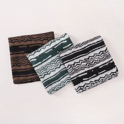 1Pcs Ramadan Hijab Leopard Print Women Bohemian Watercolor Soft Muslim Hijabs Floral Breathable Shawl Wrap Scarf Headscarf Warm