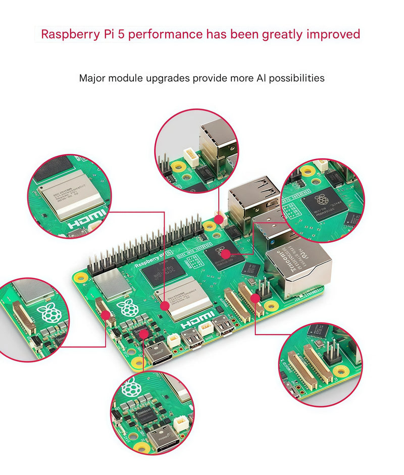 Raspberry Pi 5 2GB/4GB/8GB/16GB Raspberry Pi5 Raspberry Pi4B
