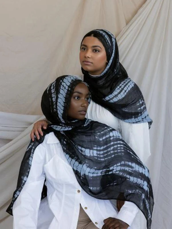 1Pcs Ramadan Hijab Leopard Print Women Bohemian Watercolor Soft Muslim Hijabs Floral Breathable Shawl Wrap Scarf Headscarf Warm