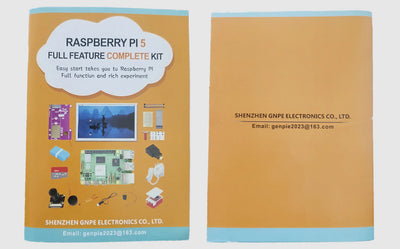 مجموعة Raspberry Pi 5 الكاملة أو لوحة PI5 4GB 8GB PCIE-NVME-SSD + شاشة LCD + علبة + طاقة + DIY + كابل UART + RTC-BOX + SD