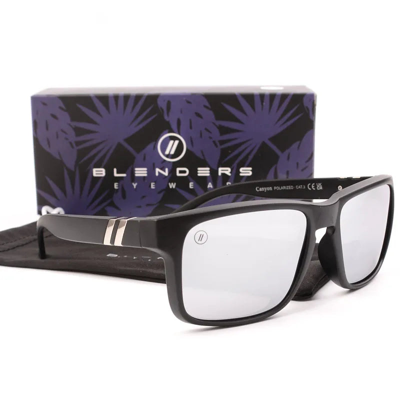 blender square women men Sunglasses Men Polarized UV  Eyewear Vintage Fashion Square Men&