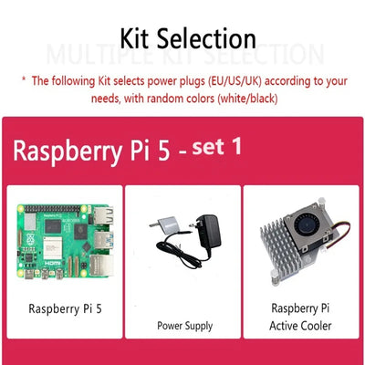 لوحة Raspberry Pi 5 Cortex-A76 Linux 4GB 8GB Arm Board Python Programlama PCIe Gigabit Ethernet USB3.0
