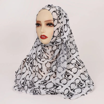 1Pcs Ramadan Hijab Leopard Print Women Bohemian Watercolor Soft Muslim Hijabs Floral Breathable Shawl Wrap Scarf Headscarf Warm
