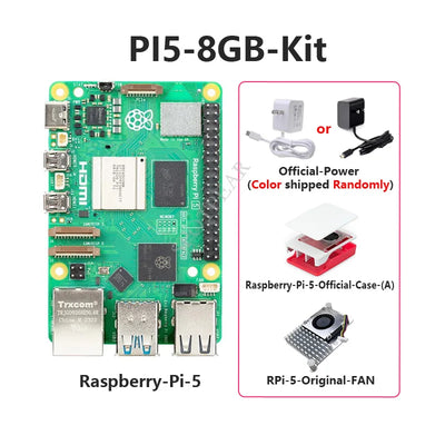 Raspberry Pi 5 خيار 2GB/4GB / 8GB / 16GB RAM
