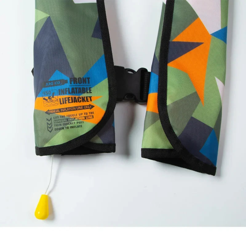 سترات نجاة جديدة ذاتية النفخ، سترات نجاة يدوية للقوارب، سترات نجاة للبالغين 150 نيوتن للرياضات المائية وصيد الأسماك والتجديف وملحقاتها