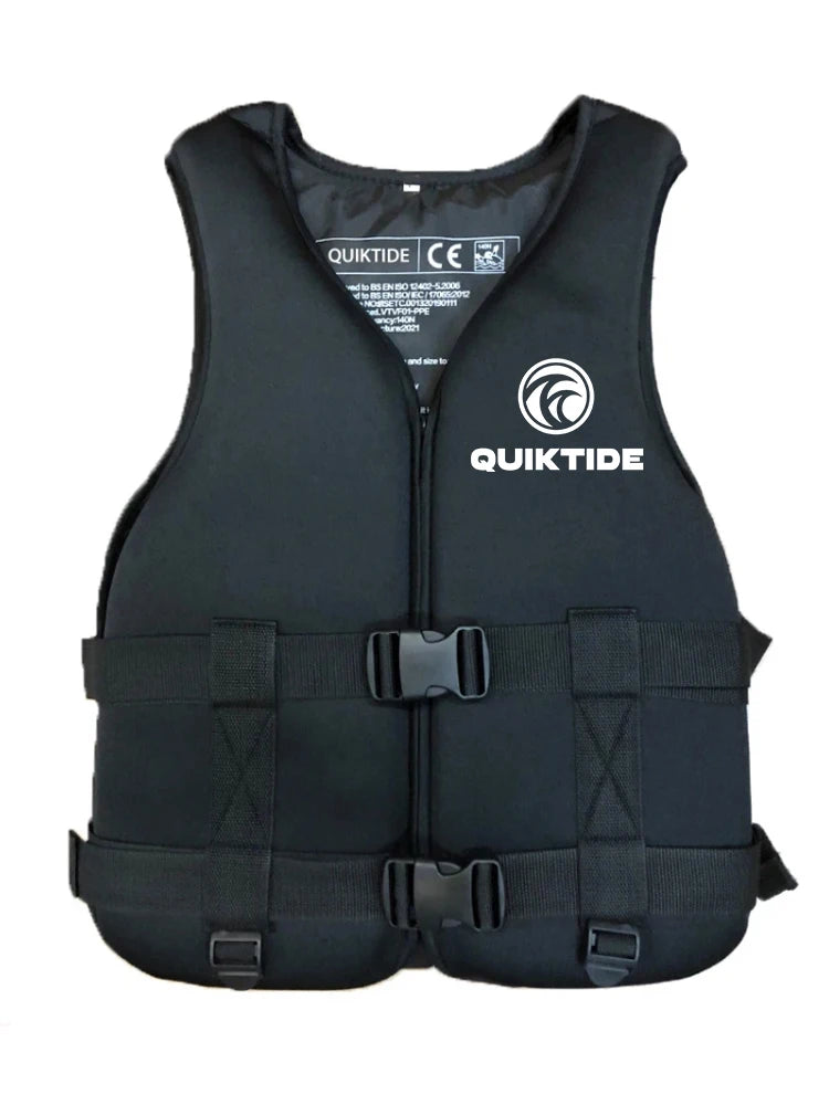 سترة نجاة من النيوبرين للبالغين والأطفال، سترة طفو جديدة للرياضات المائية، سترة نجاة للسباحة والقوارب والتزلج والقيادة والانجراف