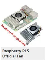 Raspberry Pi 5 خيار 2GB/4GB / 8GB / 16GB RAM