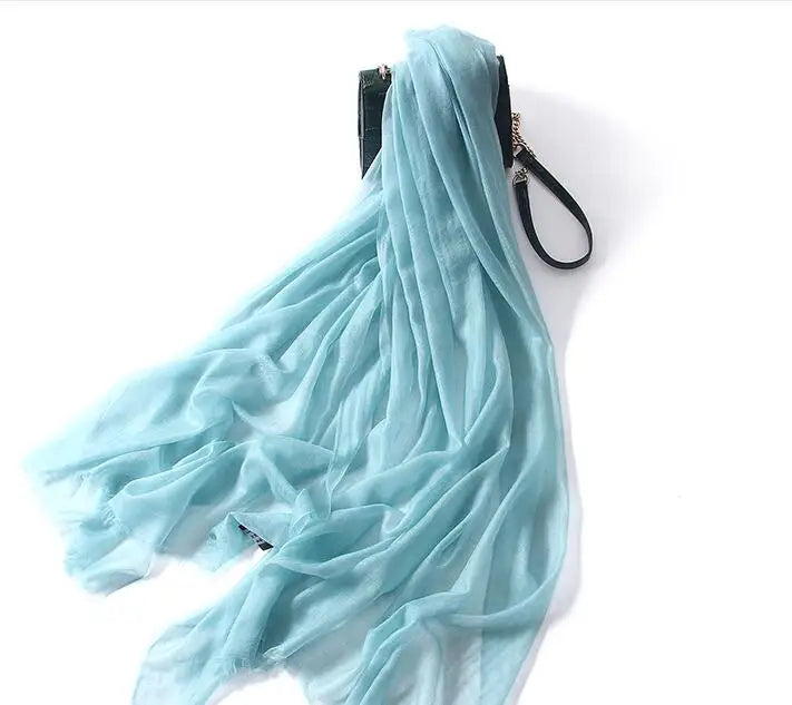 شال صيفي رقيق من Naizaiga 100 كشمير للسيدات، وشاح كبير الحجم فاخر من الباشمينا، JYFZ1