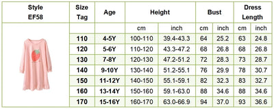 ملابس نوم عصرية مريحة وناعمة من القطن للفتيات بأكمام طويلة قمصان نوم أميرات للأطفال مريحة للأطفال