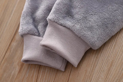 ملابس أطفال لفصل الخريف والشتاء، طقم بيجامات للأطفال من الصوف السميك، ملابس نوم للأطفال، طقم مكون من قطعتين، بدلات منزلية دافئة، ملابس أطفال