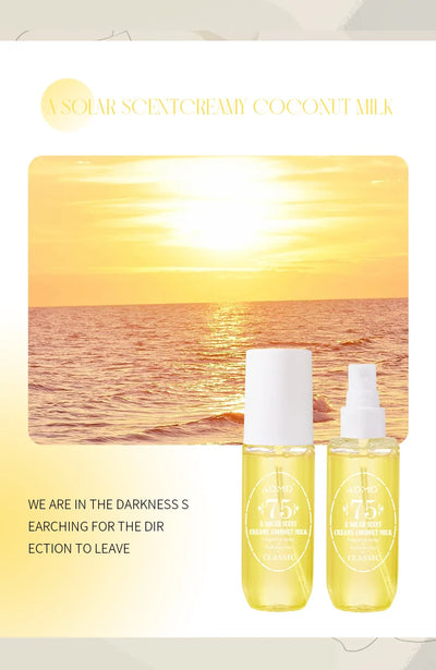 عطر برازيلي رقمي، عطر للجسم، بخاخ عطري، خالٍ من الكحول، عطر للجسم يدوم طويلاً، 90 مل