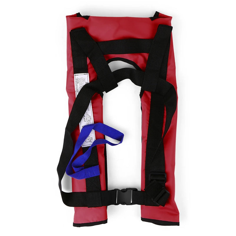 سترة نجاة يدوية قابلة للنفخ سترة نجاة للبالغين للرياضات المائية والسباحة وصيد الأسماك وسترة البقاء على قيد الحياة