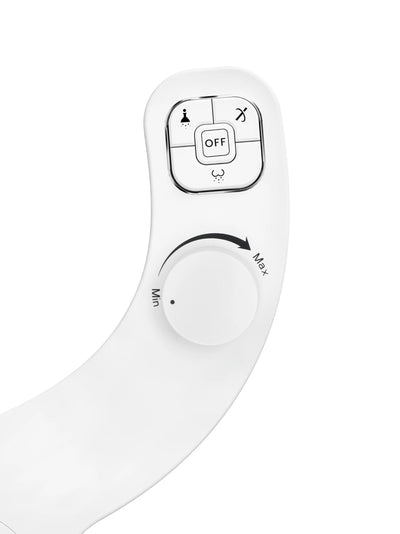 بيديه سامودرا غير كهربائي - فوهة مزدوجة ذاتية التنظيف (غسيل أمامي وخلفي) ملحق مقعد المرحاض بيديه مائي