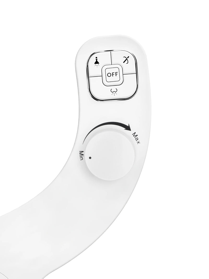 بيديه سامودرا غير كهربائي - فوهة مزدوجة ذاتية التنظيف (غسيل أمامي وخلفي) ملحق مقعد المرحاض بيديه مائي