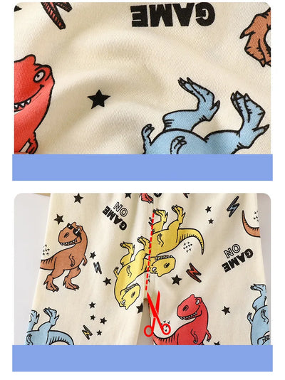 ملابس الأطفال مجموعات الأطفال ملابس الأطفال الأولاد والبنات ملابس الخريف والشتاء القطنية السراويل ملابس النوم الملابس الداخلية