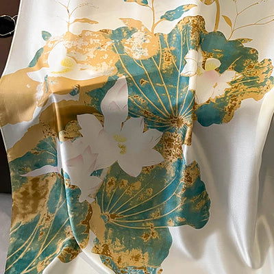 وشاح ربيعي نسائي بتصميم فاخر مصنوع من مادة البوليستر وشاح ناعم شال ناعم للشاطئ