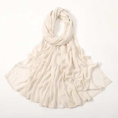 شالات حجاب إسلامية من القطن الرايون للنساء، وشاح سادة، مقاس كبير، حجاب إسلامي، عمامة، عصابة رأس 190*85 سم