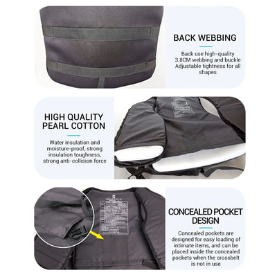 سترة نجاة من النيوبرين للبالغين والأطفال، سترة طفو جديدة للرياضات المائية، سترة نجاة للسباحة والقوارب والتزلج والقيادة والانجراف