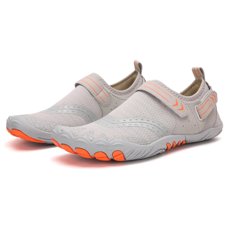 أحذية غوص خارجية مع نقاط مضادة للقطع ومضادة للانزلاق، أحذية شاطئ سريعة الجفاف، أحذية مائية لركوب الأمواج والغطس