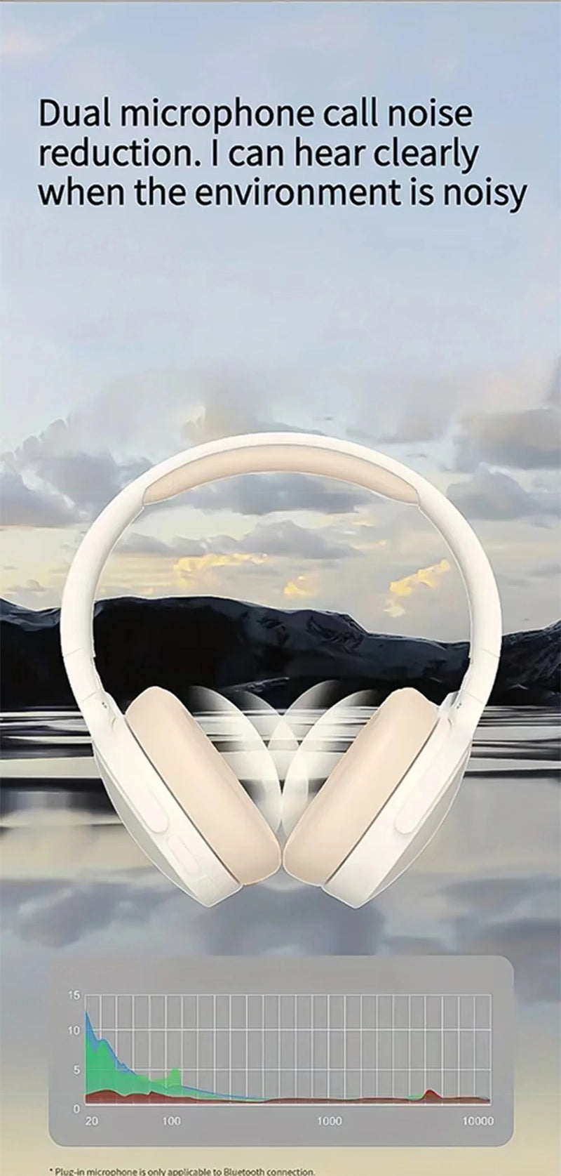 سماعات أذن Bosebye P2961 لاسلكية تعمل بتقنية البلوتوث 5.3 الأصلية، سماعات أذن ستيريو عالية الدقة للألعاب مزودة بميكروفون لهواتف Samsung iPhone