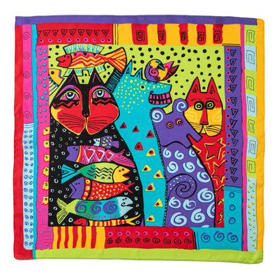 وشاح حريري مربع فاخر مطبوع باللون الأصفر بتصميم ريترو جديد لعام 2025 مصنوع من حرير التوت بنسبة 100% من فور سيزونز