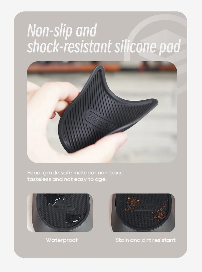 مطحنة قهوة كهربائية مخروطية صغيرة محمولة من HiBREW G5 مقاس 48 مم، مطحنة حبوب قهوة للمطبخ للإسبريسو والقهوة التركية