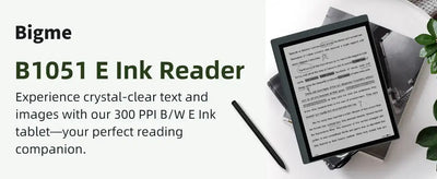 قارئ الكتب الإلكترونية Bigme B1051 مقاس 10.3 بوصة، يعمل بنظام Android 14، جهاز لوحي للكتب الإلكترونية، Demensity 900، 6+128 جيجابايت، حبر إلكتروني، B1051 Lite 4+64 جيجابايت