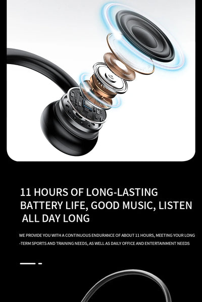 سماعة شاومي ميجيا الرياضية اللاسلكية بتقنية التوصيل العظمي، متوافقة مع تقنية البلوتوث، بدون استخدام اليدين، مزودة بميكروفون للجري