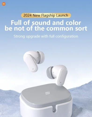 سماعات أذن شاومي اللاسلكية بتقنية البلوتوث، مضادة للضوضاء، رياضية، مقاومة للماء، متوافقة مع أنظمة أندرويد وiOS وأجهزة الكمبيوتر، عمر بطارية طويل