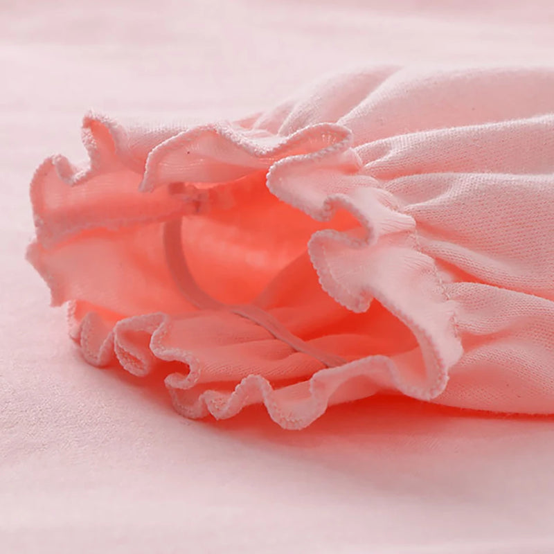 ملابس نوم عصرية مريحة وناعمة من القطن للفتيات بأكمام طويلة قمصان نوم أميرات للأطفال مريحة للأطفال