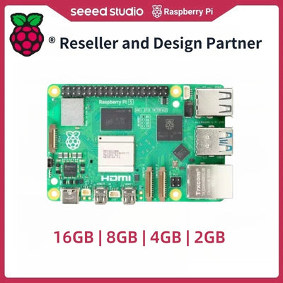 كمبيوتر محمول Raspberry Pi5 بسعة 8 جيجابايت و4 جيجابايت، كمبيوتر Raspberry Pi 5 MIni PC، معالج Arm Cortex-A76 رباعي النواة بسرعة 2.4 جيجاهرتز و64 بت، بلوتوث 5.0، تقنية BLE اللاسلكية