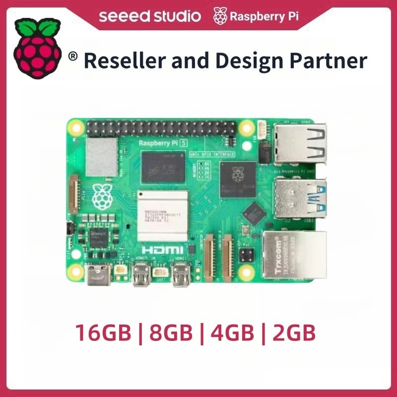 كمبيوتر محمول Raspberry Pi5 بسعة 8 جيجابايت و4 جيجابايت، كمبيوتر Raspberry Pi 5 MIni PC، معالج Arm Cortex-A76 رباعي النواة بسرعة 2.4 جيجاهرتز و64 بت، بلوتوث 5.0، تقنية BLE اللاسلكية