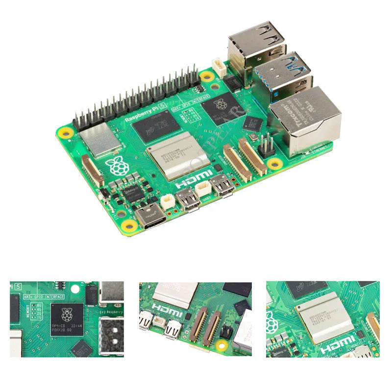 Raspberry Pi 5 خيار 2GB/4GB / 8GB / 16GB RAM