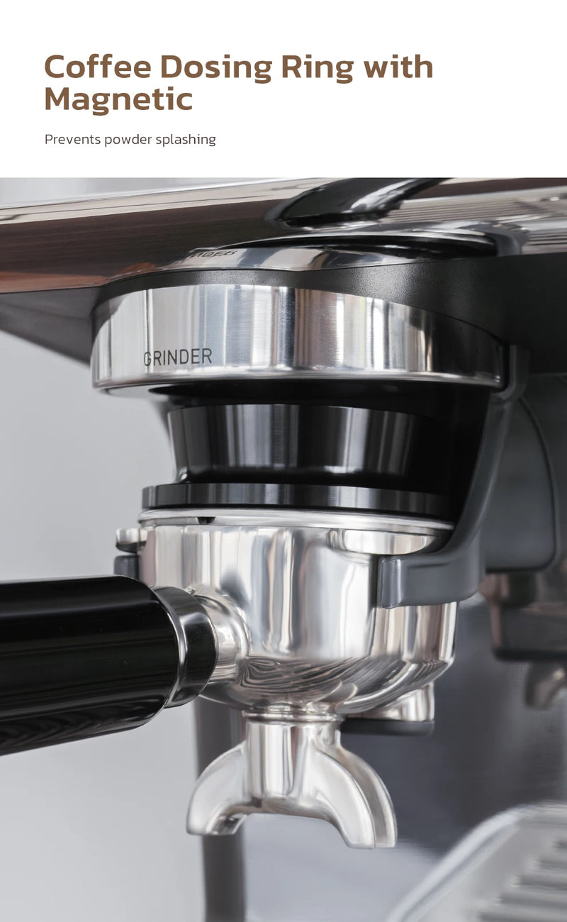 ماكينة صنع قهوة HiBREW بنظام الغلاية المزدوجة Barista Pro 20Bar من حبوب البن إلى الإسبريسو مع مجموعة كاملة للمقهى والفندق والمطعم H7A