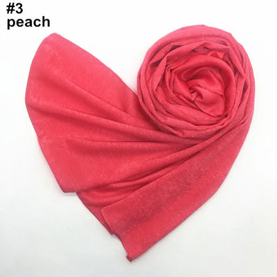 Women's Silk-like Satin Scarf Solid Color Thick Closed Toe Shawl Scarf Factory Direct Supply