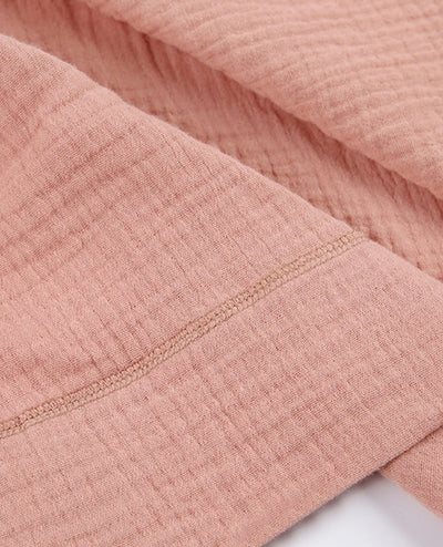 أردية حمام نسائية طويلة من قماش الموسلين 100% قطن، شاش، بأكمام طويلة، كاجوال فضفاضة، قابلة للتنفس، ضمادة صلبة، ملابس نوم ماكسي