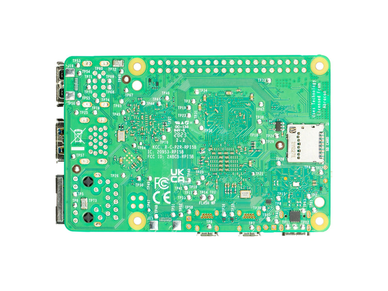 كمبيوتر محمول Raspberry Pi5 بسعة 8 جيجابايت و4 جيجابايت، كمبيوتر Raspberry Pi 5 MIni PC، معالج Arm Cortex-A76 رباعي النواة بسرعة 2.4 جيجاهرتز و64 بت، بلوتوث 5.0، تقنية BLE اللاسلكية
