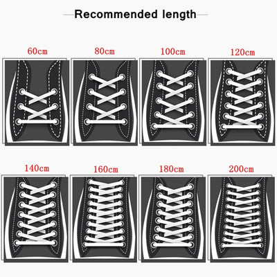 1 Pair / AF1 Shoelaces Flat Thicken Weave Craft Off Black White Shoe Laces High-top Sneaker Shoelace Accessories 25 Colors