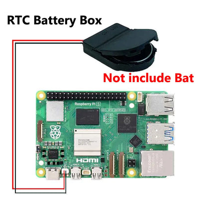 Raspberry Pi 5 16GB /8GB/4GB/2GB RAM Option Pi5 8GB KIt PD Power Supply / RTC / 64GB Card / Heatsink Fan / Card Reader